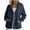 Navy, variant on Timegard Womens Sweatshirts Drawstring Zip up Hoodies Jacket Oversized Casual Loose Pullover with Pockets