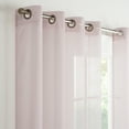 thumbnail image 3 of Eclipse Livia Sheer Rod Grommet 54 x 84 Curtain Panel in Blush, 3 of 8