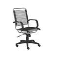 thumbnail image 2 of 43" Chrome and Black Round Bungee Cord High Back Office Chair, 2 of 5