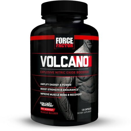 Force Factor VolcaNO Pre Workout Nitric Oxide Booster (Best Pre Workout Booster)
