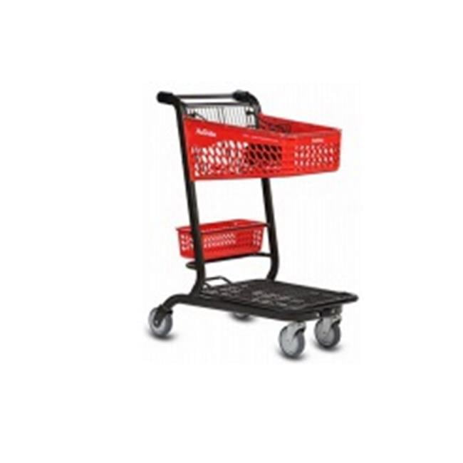 Versacart Systems 181611 TT150 TwoTier Plastic Shopping Cart