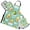 Avocado and Cloud, variant on Avocado and Daisy 5 Pcs Kitchen Set Heat Resistant Oven Mitts and Non-Slip Pot Holders with Adjustable Cooking Apron