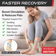 thumbnail image 3 of Sleeve Stars Ankle Brace for Sprained Ankle, Ankle Support for Women & Men, Single, Beige, Large, 3 of 10