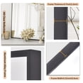 thumbnail image 3 of SEETHRUGLIMMER 38"x26" Rectangular Bathroom Wall Mirror with Metal Frame, Black, 3 of 5