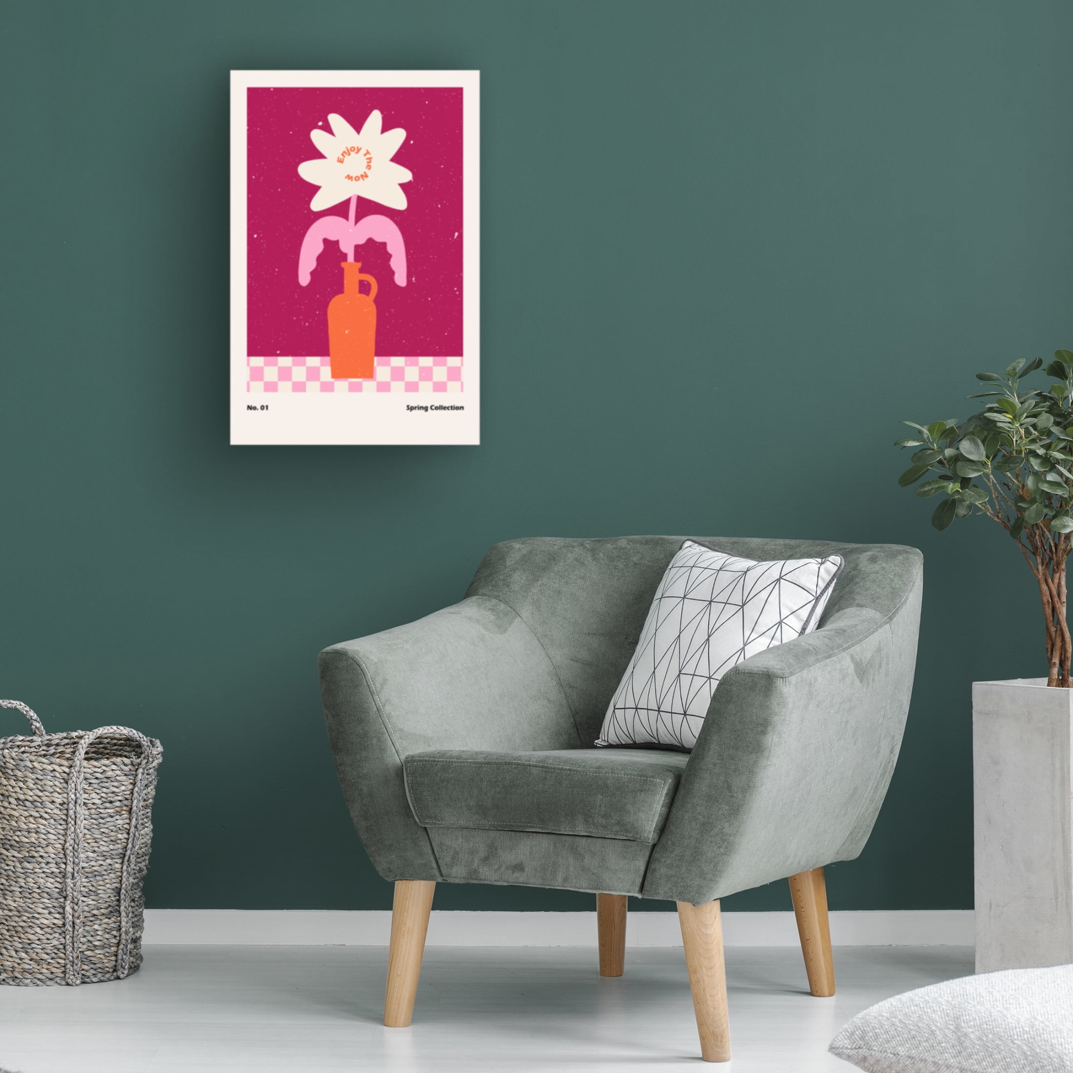 Trademark Fine Art NKTN Spring Flower 01 Canvas Wall Art