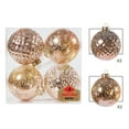 thumbnail image 2 of Iumwxz 4pcs Christmas 10CM Set Ball Broken Ball Plated Plastic Christmas Tree Decoration Pendant Christmas ornaments christmas gifts Popular on Walmart, 2 of 3