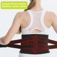 thumbnail image 5 of Toudaret 1 Pcs Back Brace Adjustable Back Support Belt Lower Back Pain Relief Breathable Lumbar Support for Men Women Fitness Sport, 5 of 8