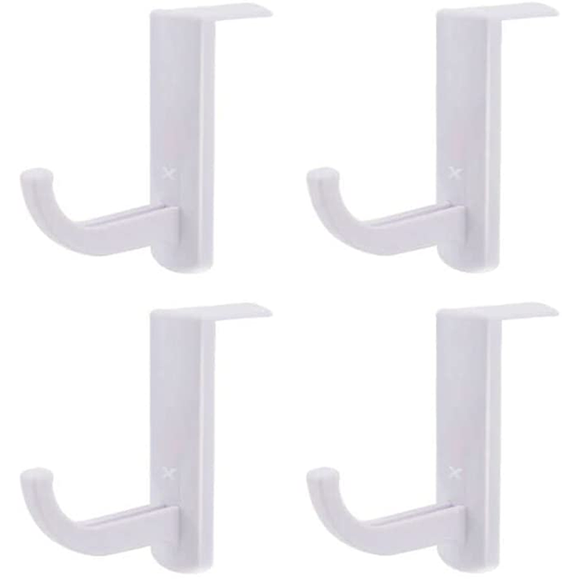 4 Pack Earphone Hanger Headphone Hook Headset Monitor Headset Holder Stick-on Ho