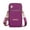 Z02-Purple, variant on CAIXIA Anti Theft Crossbody Bag Womens Womens Mini Shoulder Crossbody Wallet Messenger Bag, Built-In Credit Card Slots Cell Phone Storage Hand Purse