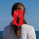 thumbnail image 3 of 2 lazos grandes rojos para el pelo, cintas de satén de seda, bonitos accesorios para el pelo, coleteros rojos para niñas y mujeres., 3 of 6