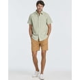 thumbnail image 6 of Real Essentials Men's Regular-Fit Short-Sleeve Poplin Shirt (Available In Big & Tall), 6 of 6
