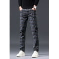 thumbnail image 3 of Mens Vintage Plaid Dress Pants Chino Pants Versatile Casual to Formal Wear, 3 of 8