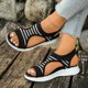 thumbnail image 5 of Sandalias de las Mujeres Cómodas Caminando de Punto Correa de Malla Sandalias, Zapatos de Caminar de las Mujeres Más Tamaño Abierto Pie Deportivo Primavera Verano, 5 of 9