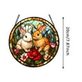 thumbnail image 3 of Stained Glass Window Hanging For Home Garden With Strong Suction Cups, 3 of 6