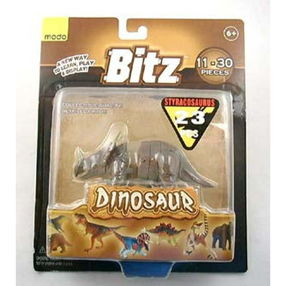 BITZDIN5-STYRACOSAURUS - Dinosaure STYRACOSAURUS SNAP IN FIT 23PCS