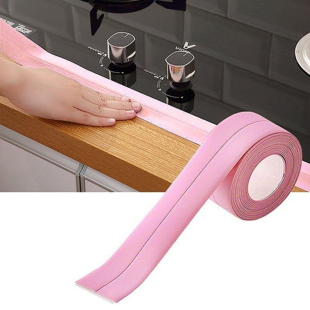 Pegamento impermeable para baño, tira de calafateo, protector de borde autoimpermeable de PVC, tira de calafateo, innovación moderna