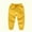 Yellow, variant on Teyfeniy Sweatpants For Toddlers Boys Girls Elastic Waist and Ankle Pants Straight Leg Solid Color Loungewear Casual Sweatpants Sleepwear