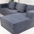 thumbnail image 2 of Sala Modular Esquinera Premium AIRJOL YY-16 Gris 270 cm Moderna Minimalista 5 Personas Premium, 2 of 6