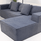 thumbnail image 2 of Sala Modular Esquinera Premium AIRJOL YY-16 Gris 270 cm Moderna Minimalista 5 Personas Premium, 2 of 6