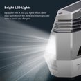 thumbnail image 3 of AUDEW Portable Electric Air Compressor Pump for Tires Inflators with LED Light, ABS 12V 120W 150PSI, Universal for Car, Truck, Bicycle, RV and Other Inflatables, 3 of 9
