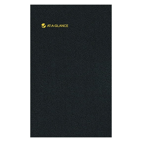 AT-A-GLANCE Website Address Book Password Keeper, 200 Entries, Black, 3 1/2" x 6"