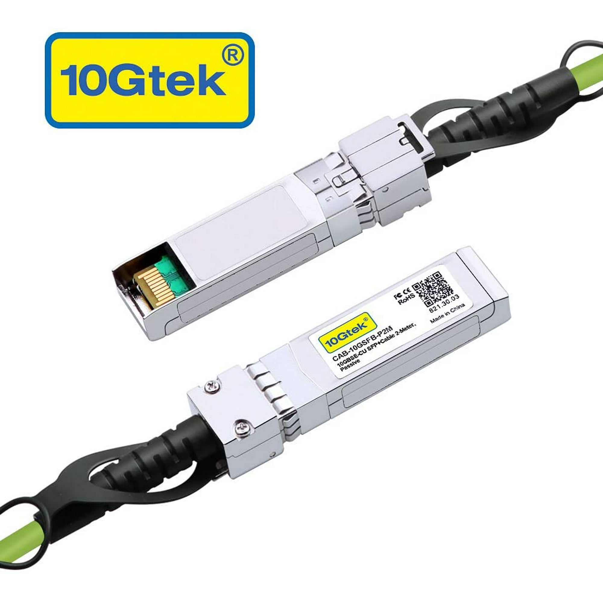 Green Cable] 10G SFP+ DAC Cable - 10GBASE-CU Passive Direct Attach 