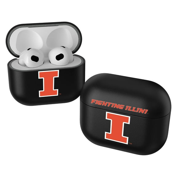 Keyscaper Black Illinois Fighting Illini Insignia AirPods 3rd Gen Case Cover