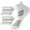 White, variant on 12Pairs Unisex Low-Cut No-Show Sports Socks Cotton Ankle Compression Athletic Running Thin Sock Women and Men(White)