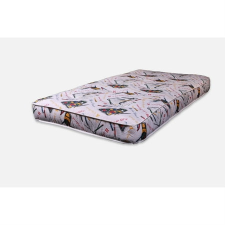 UPC: 0810035781207 | AJD Home Youth Twin Mattress 6 Inch  Twin Size Mattress  Single Foam Mattress  Floor Mattress 75  x 39  Crayon Pattern