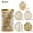 White,Gold, variant on Cebalnir 25Pcs Christmas Tree Ornament Pendant Party Supplies Tree Hanging Plastic Ball Bauble Hanging Home Party Ornament Decor Shatterproof Christmas Ball Baubles Set Christmas Baubles