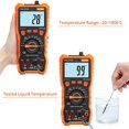 thumbnail image 4 of Proster Trousse de Test Électrique avec TRMS 6000 Unités Multimètre et Stylo Testeur de Tension Sans Contact Compteurs Électriques pour Réparation d'Appareil Bricolage, 4 of 8