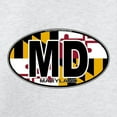 thumbnail image 3 of CafePress - Maryland MD Oval (W/Flag) Long Sleeve T Shirt - Unisex Cotton Long Sleeve T-Shirt, 3 of 4