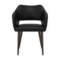 thumbnail image 4 of Plata Décor Import Inc Lot de 2 chaises de conférence (PU) noires pour salle à manger, 4 of 5