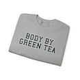 thumbnail image 3 of Green Tea Sweatshirt Gifts Crew Neck Shirt Long Sleeve Unisex, 3 of 7