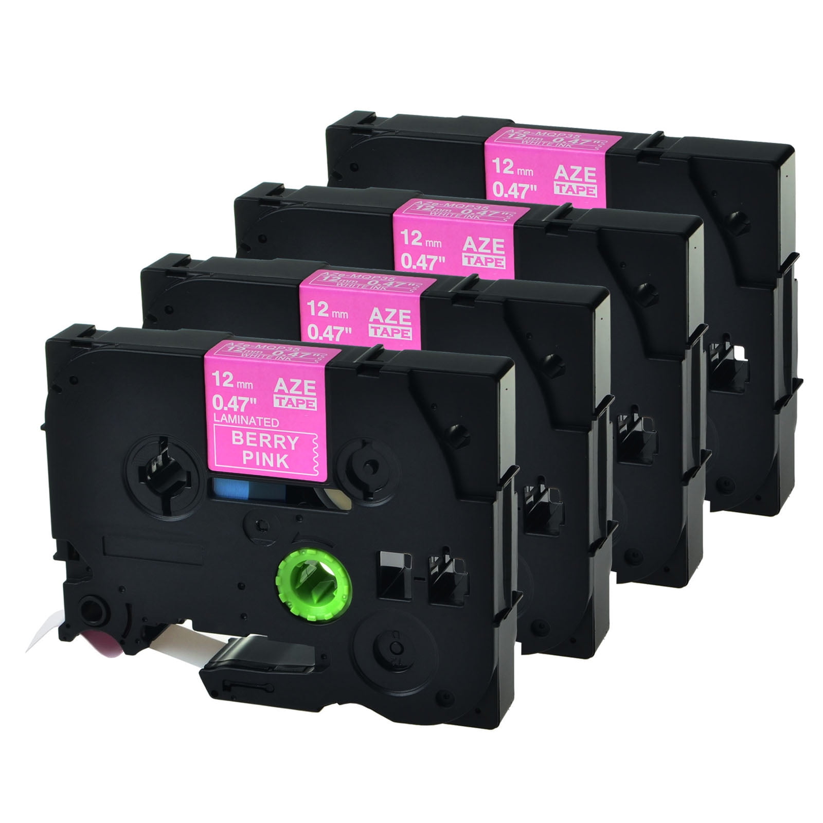 4 PK TZ-MQG35 TZe-MQG35 Tape for Brother P-Touch PT18R PT-P750W Printer 12mm