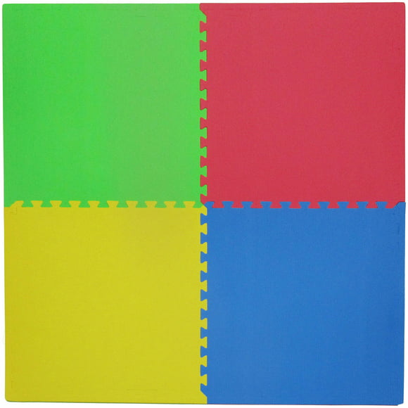 Tadpoles 24" Playmat Set, 4pc, Multi/Primary