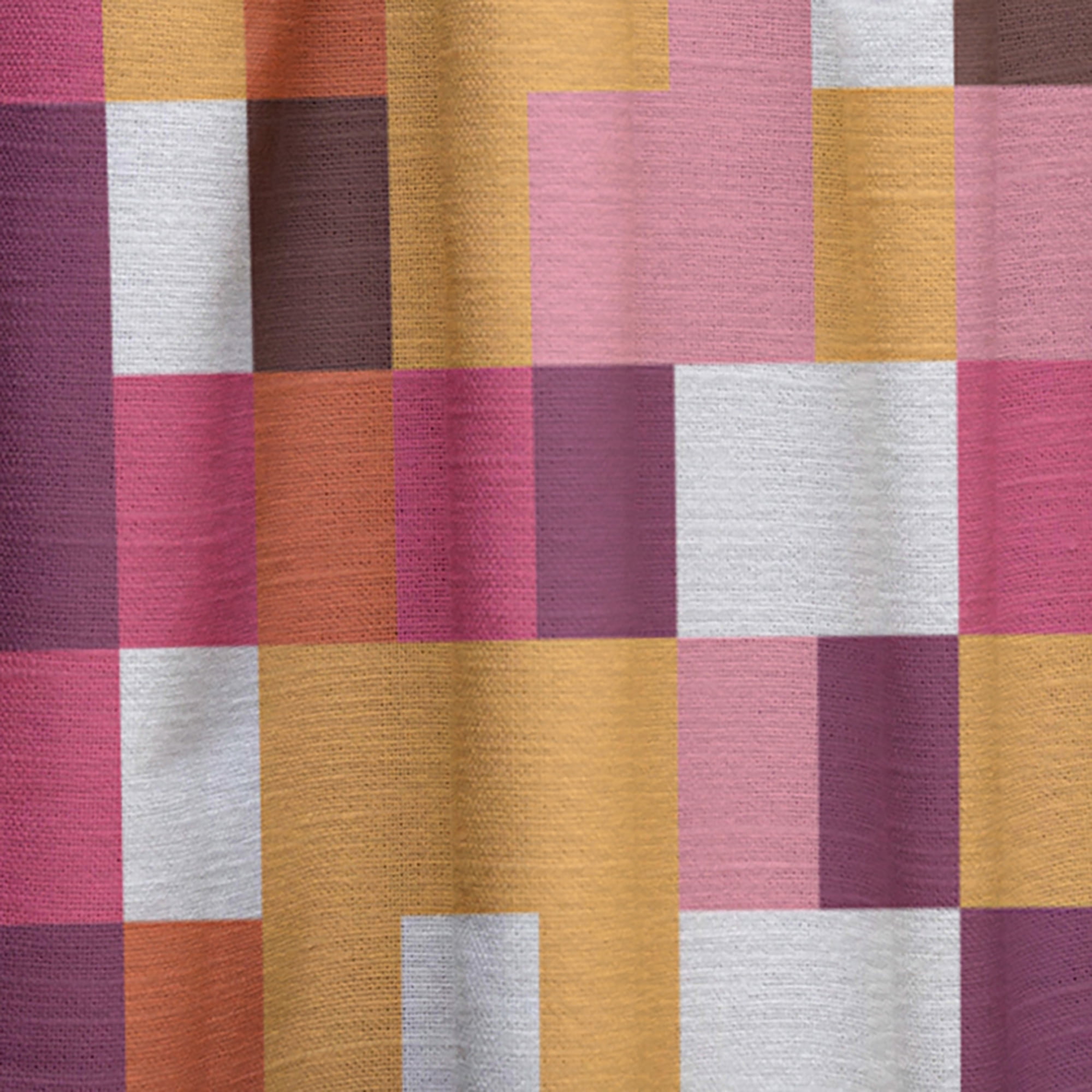 Designart 'Geometrical Retro Design VII' Mid-Century Modern Curtain Panel