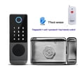 thumbnail image 2 of Tuya Finrprint Lock Outdoor Waterproof TTLock App Rfid Card Digital Password Keyless Electronic Smart Door Lock, 2 of 8