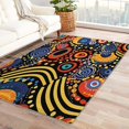 thumbnail image 1 of Aboriginal Rug 4x5 Area Rugs for Bedroom Living Room, Boho Area Rug, Art Carpet Machine Washable Non-Slip Rug, Soft Low Pile Area Rug, Indoor Decorative Rugs W&I25, 1 of 7