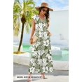 thumbnail image 3 of Mono MEROKEETY para mujer, verano 2025, manga corta, verde, XL, 3 of 5