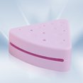 thumbnail image 4 of Soporte De Esponja De Maquillaje Estuche de esponja de maquillaje de silicona Triángulo portátil para herramientas cosméticas (púrpura), 4 of 8