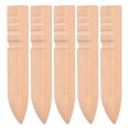 thumbnail image 3 of Leathers Edge Polisher, 5Pcs Hand Tool Durable Leather Burnisher Portable Easy Operation  For DIY, 3 of 8