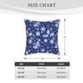 thumbnail image 2 of KLL Beautiful Snowflake Butterfly Decorative Throw Pillow Covers Velvet Soft for Couch Sofa Bedroom Living Room Outdoor (No pillow core)- 20"x20", 2 of 5