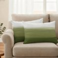 thumbnail image 6 of Outdoor Pillow Covers 20x12 Set of 2, Sage Green Ombre Waterproof Patio Throw Pillow Covers for Couch Sofa Chair, Modern Abstract Art Texture Decorative Pillowcases for Throw Pillows, 6 of 9