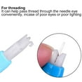 thumbnail image 5 of Visland 3/6/12 Packs Sewing Machine Elderly People Automatic Threader Needle Threading Line Inserter Tool Tool for Sewing Machine Changer Holds Needles Firmly, Blue, 5 of 7