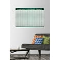 thumbnail image 2 of Fantasy Football Draft Wall Poster with Pushpins, 22.375" x 34", 2 of 6