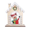 thumbnail image 2 of LSLJS Christmas Wooden House Decorations for Desktop Table Party Festive Decoration, 2 of 6