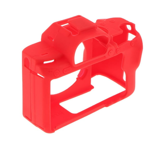 Funda De Silicona De Carcasa Para A7III / A7RIII / A7MIII Cámara Sin Espejo Parte De Reparación Rojo Hugo Caja de silicona Cubierta de la carcasa
