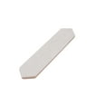 thumbnail image 2 of Festa 1.7 in. x 9.6 in. Matte White Ceramic Picket Wall and Floor Tile (2.37 sq. ft./case) (23-pack), 2 of 6