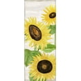 thumbnail image 2 of Reed, Tara 15x32 Gold Ornate Wood Framed with Double Matting Museum Art Print Titled - Fall Sunflowers panel II, 2 of 4